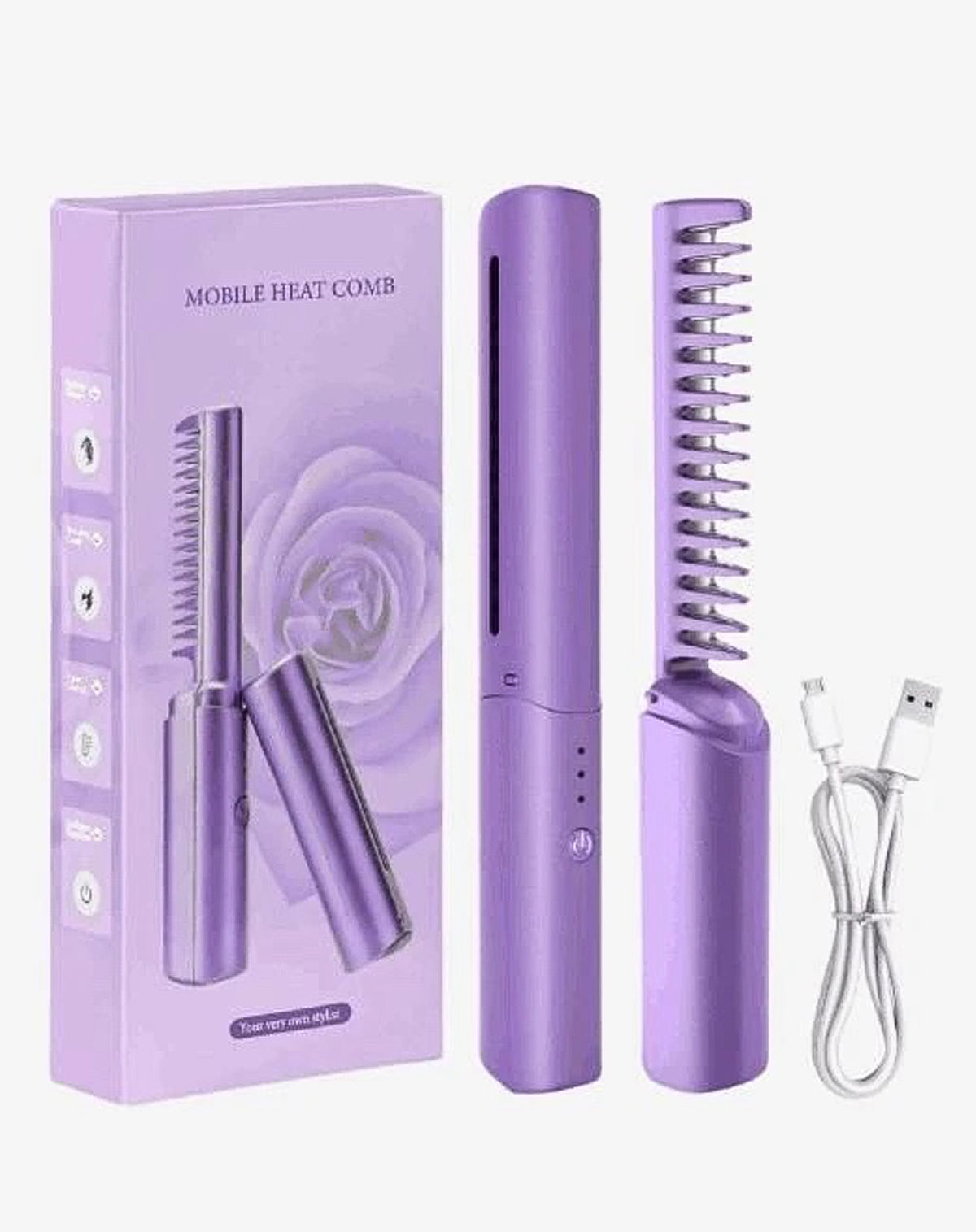 Dolcy Portable Mini Hair Straightener Comb